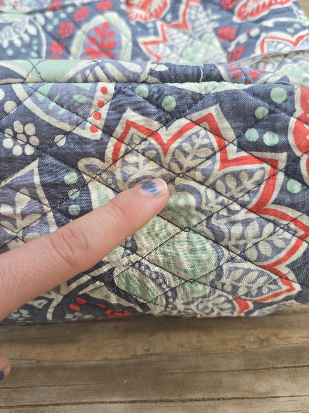 Vera Bradley Quilted Floral Tote in Nomadix Floral - Picture 5 of 12